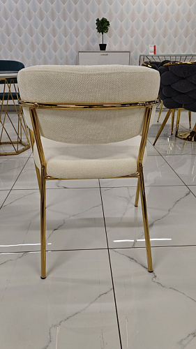 Стул на металлокаркасе Kamelia green / gold из шоурума 10